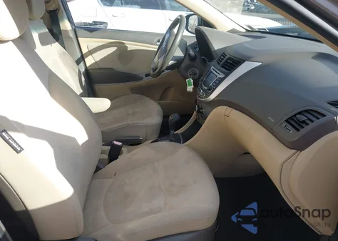 2012 Hyundai Accent Gls from USA, damaged, VIN KMHCT4AEXCU114957